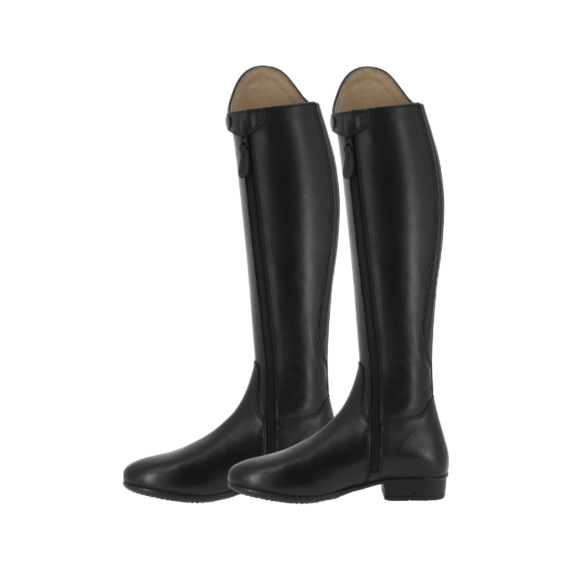 reitstiefel aufbewahren Leder-Reitstiefel Versailles hoher Schaft schwarz Equithème