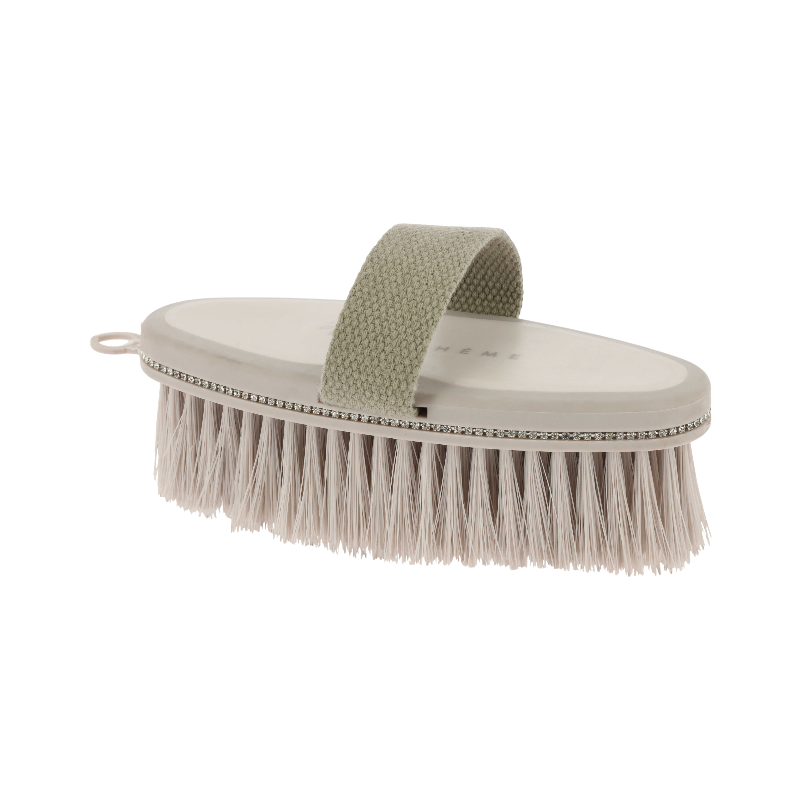 Equithème - Je t'aime Rhinestone Soft Brush Beige | - Ohlala