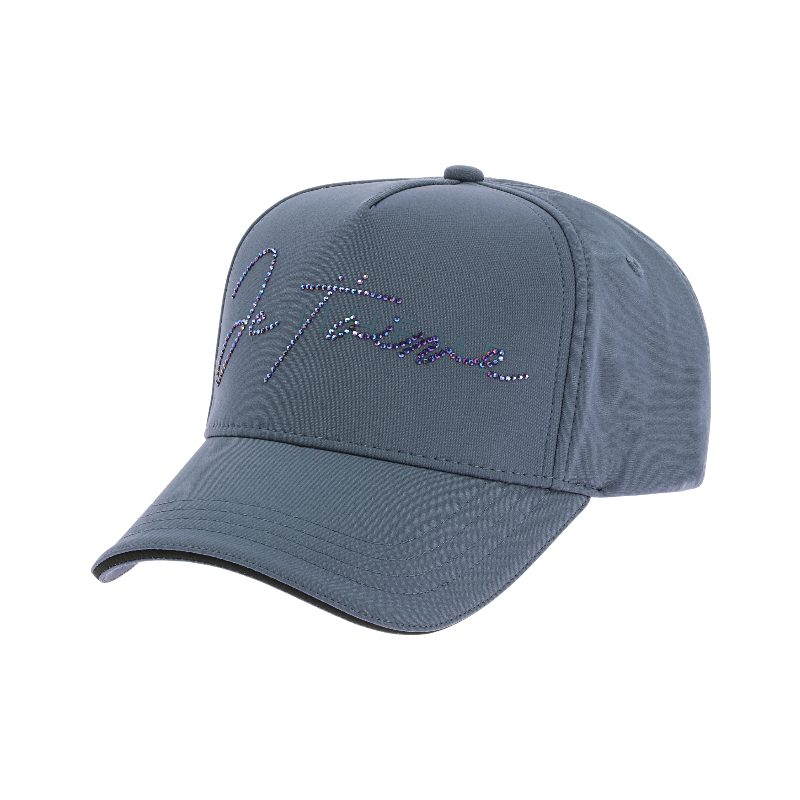 Equithème - Casquette unisexe Je t'aime Aude bleu/ gris | - Ohlala