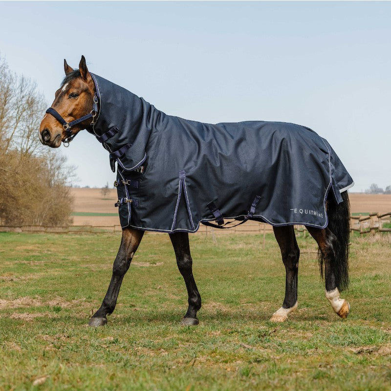 Equithème - Derka zewnętrzna Anatomic Combo 1200D 200g granatowa | - Ohlala
