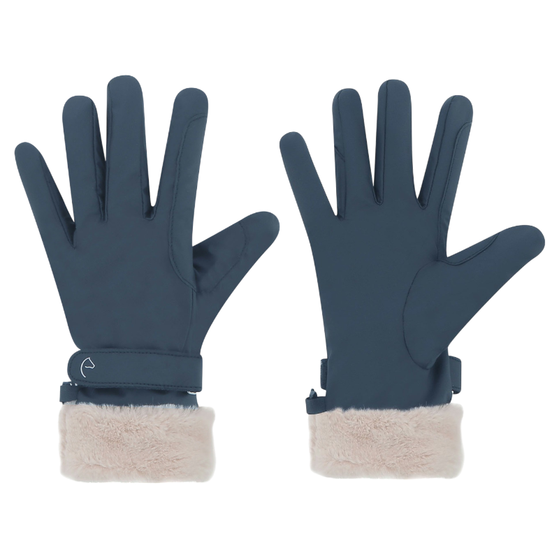 Equithème - Valois Navy Riding Gloves | - Ohlala