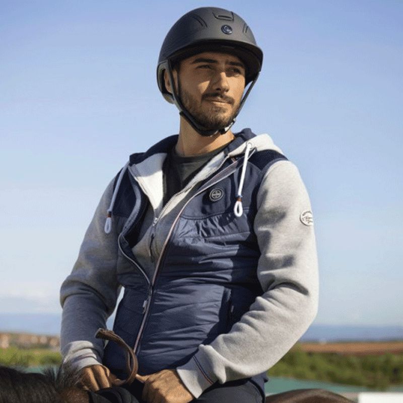 Equithème - Jules men's sleeveless gilet navy | - Ohlala