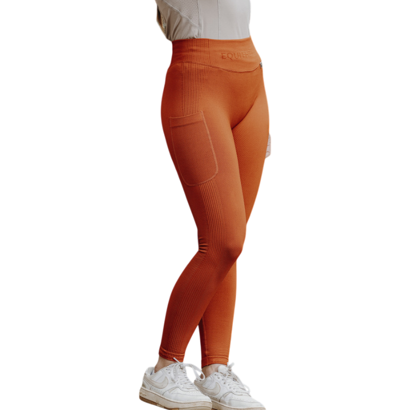 Equithème - Dames rijlegging Acacia oranje | - Ohlala