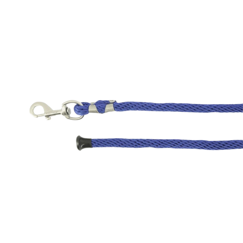 Equithème - Soft Satin Lead Rope Blue | - Ohlala