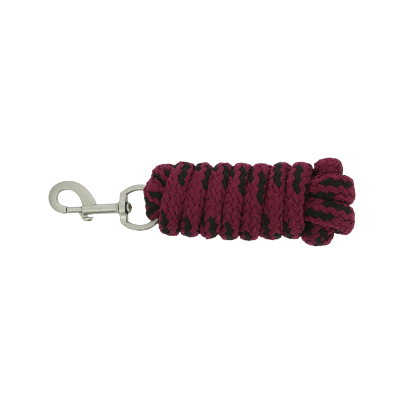 Equithème - Jacquard Lunge Line 2m Burgundy | - Ohlala