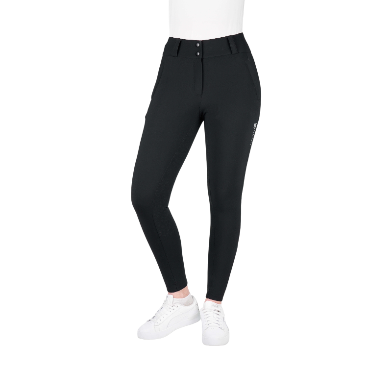 Equithème - Pantalon d'équitation chauffant femme Heated Sierra noir | - Ohlala