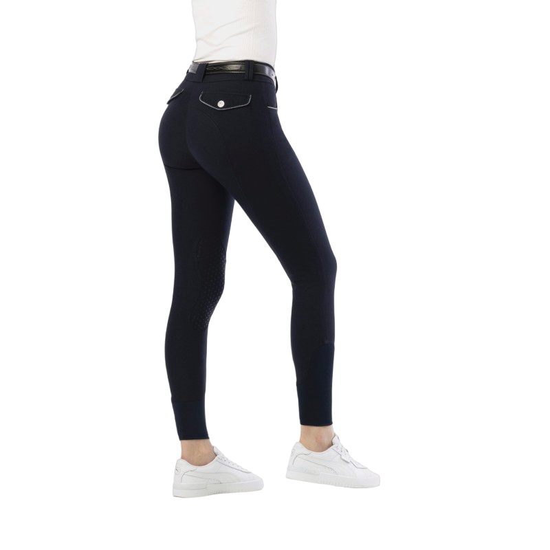 Equithème - Belinda women's riding breeches navy | - Ohlala