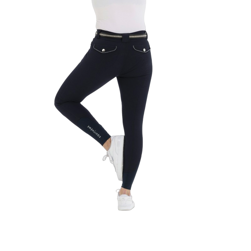 Equithème - Belinda women's riding breeches navy | - Ohlala