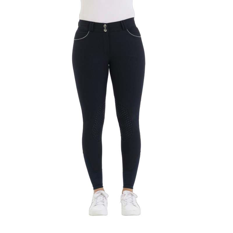 Equithème - Belinda women's riding breeches navy | - Ohlala