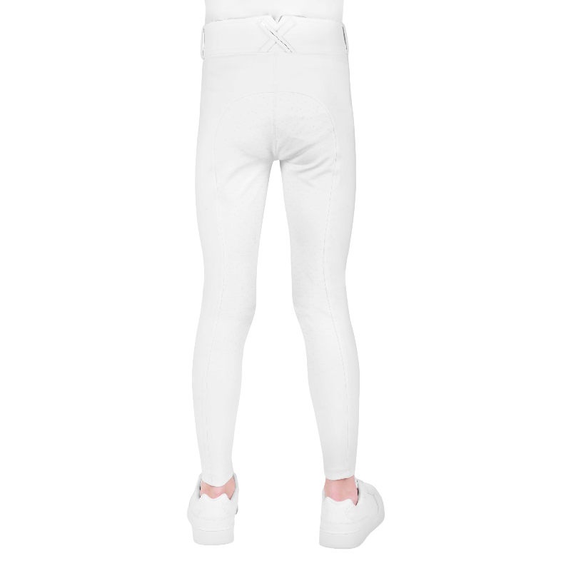Equithème - Pantalon d'équitation junior Carly blanc | - Ohlala