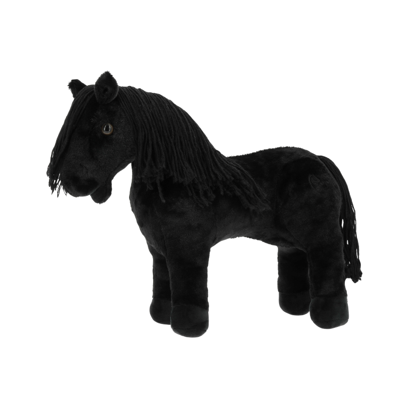 Equithème - Mini-Pony-Plüschtier Éclair Schwarz | - Ohlala