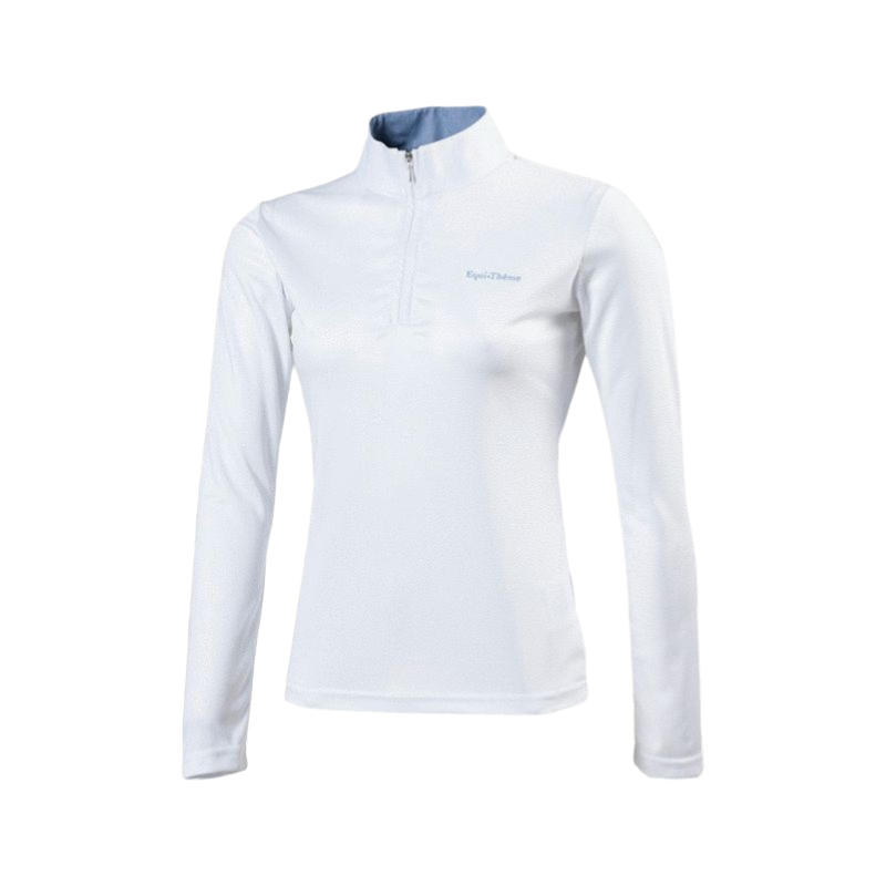 Equithème - Langarm-Reitpolo Mesh | - Ohlala
