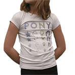 Equithème - T-shirt maniche corte bambino Lise écru | - Ohlala