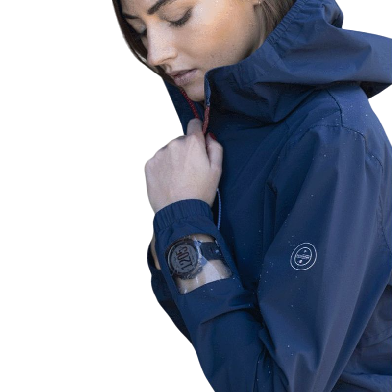 Equithème - Giacca antipioggia donna Eliza blu navy | - Ohlala
