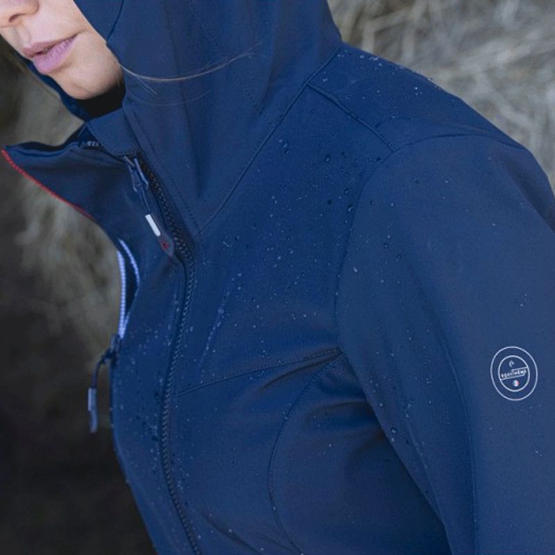 Equithème - Damen Softshell-Jacke Lila marine | - Ohlala
