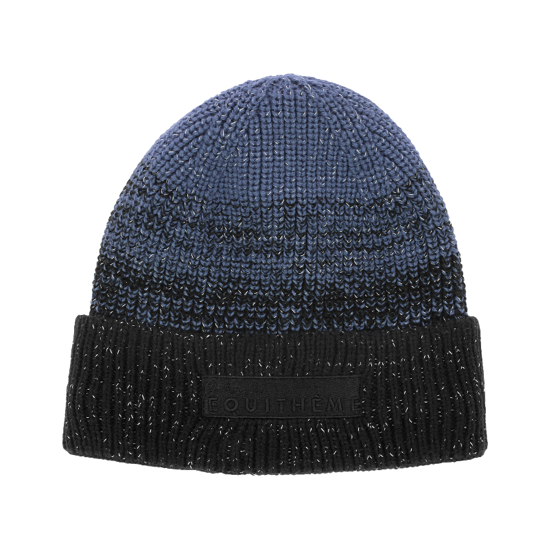 Equithème - Bonnet Mae bleu/ gris | - Ohlala