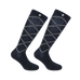 Equithème - Chaussettes d'équitation Sandra marine | - Ohlala
