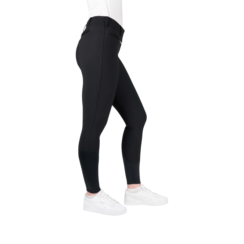 Equithème - Women's Sally black riding breeches | - Ohlala