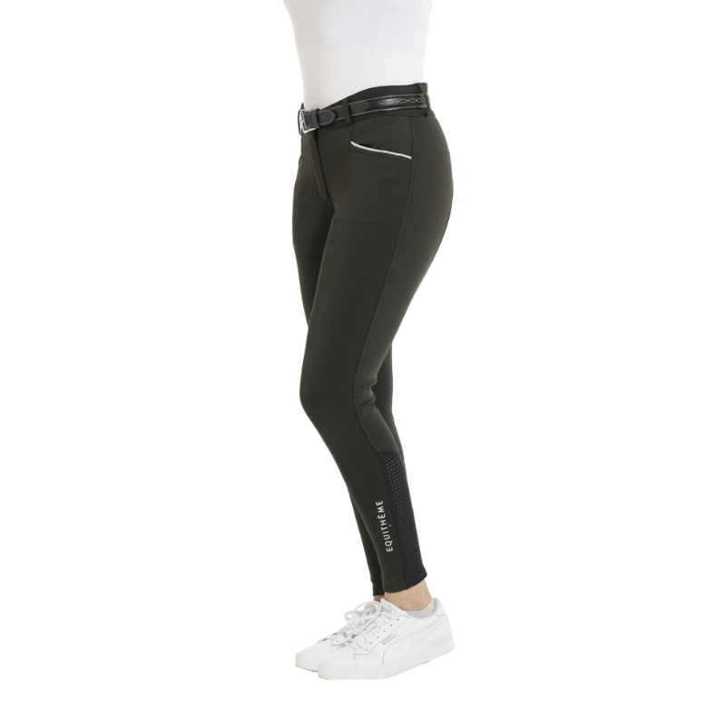 Equithème - Claudine women's forest green riding breeches | - Ohlala