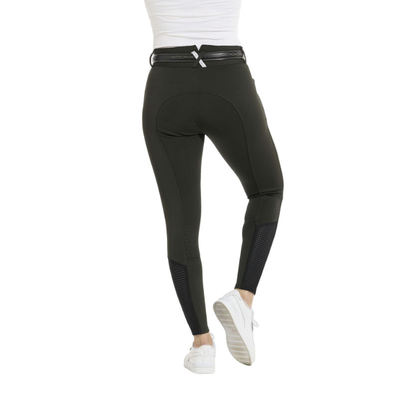 Equithème - Pantalon d'équitation femme Claudine vert forêt | - Ohlala