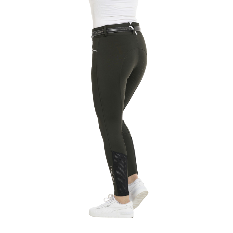 Equithème - Claudine women's forest green riding breeches | - Ohlala