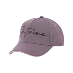 Equithème - Gorra Je T'aime Aude lila | - Ohlala