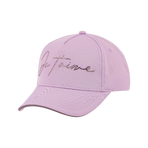 Equithème - Gorra Je T'aime Aude malva | - Ohlala