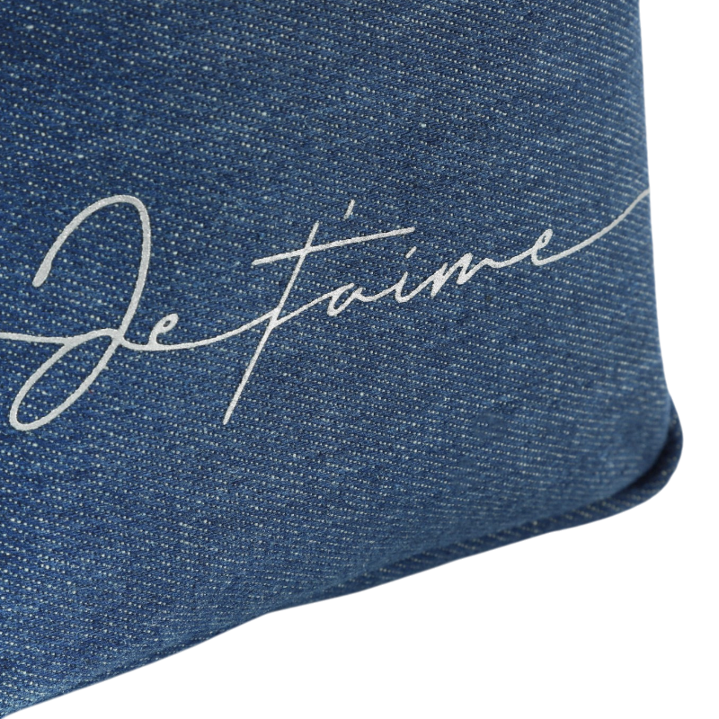 Equithème - Je T'aime denim grooming bag | - Ohlala