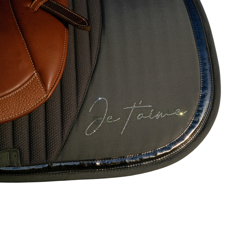 Equithème - Tapis de selle EK-Talent kaki | - Ohlala