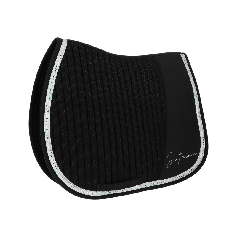 Equithème - Tapis de selle EK-Talent noir | - Ohlala
