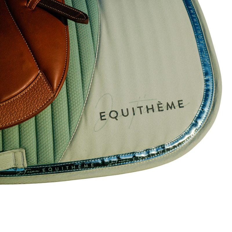 Equithème - Tapis de selle EK-Talent vert clair | - Ohlala
