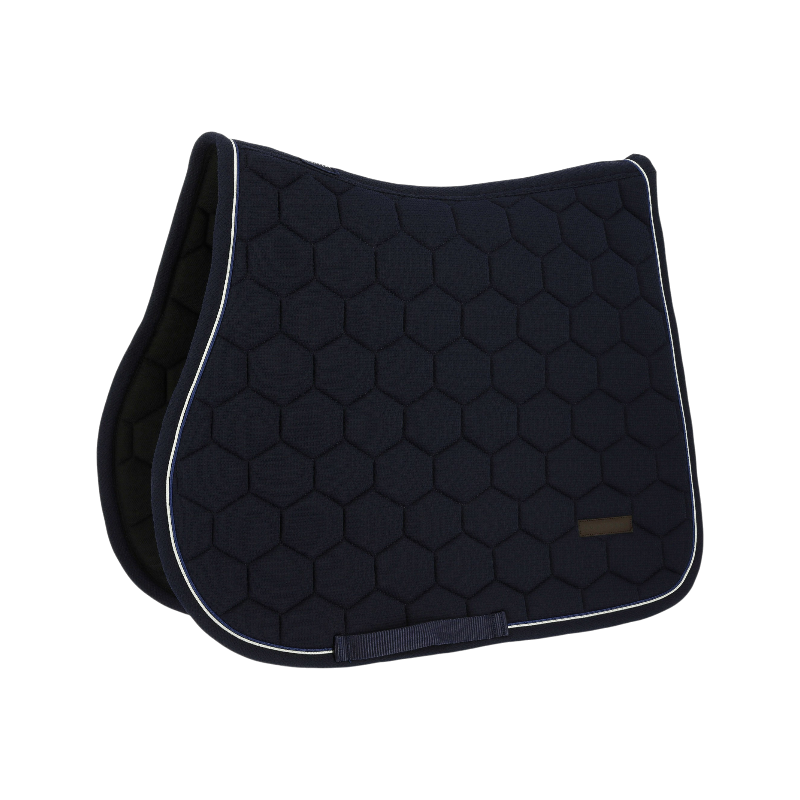 Equithème - Tapis de selle Honey marine | - Ohlala