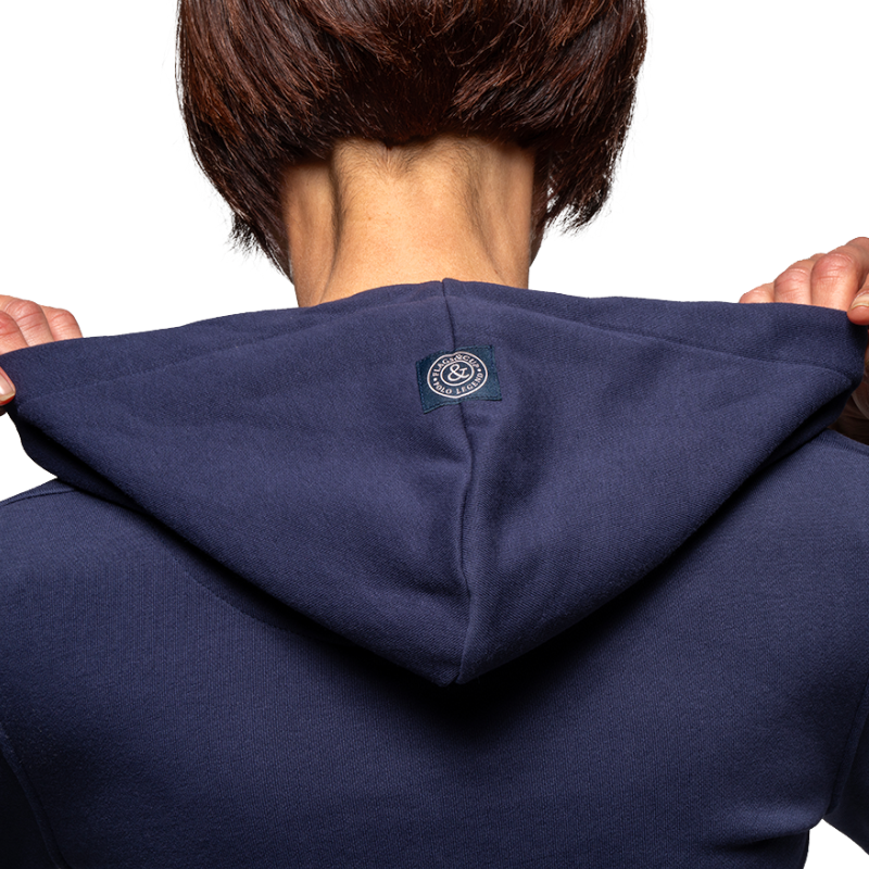 Flags & Cup - Girls' Lomita Navy Hoodie | - Ohlala