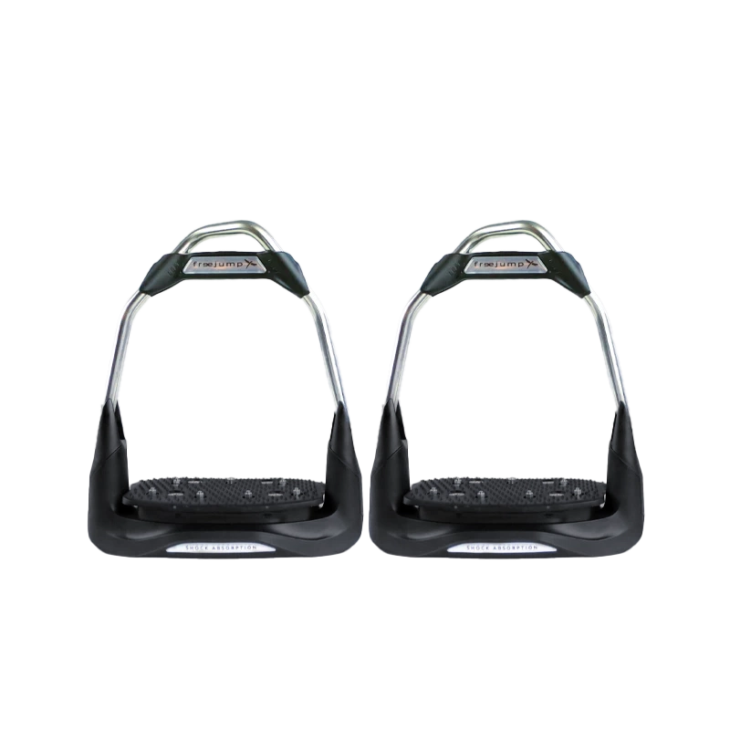 Freejump - Étriers Air's noir plancher plat / oeil orienté / noir / noir | - Ohlala