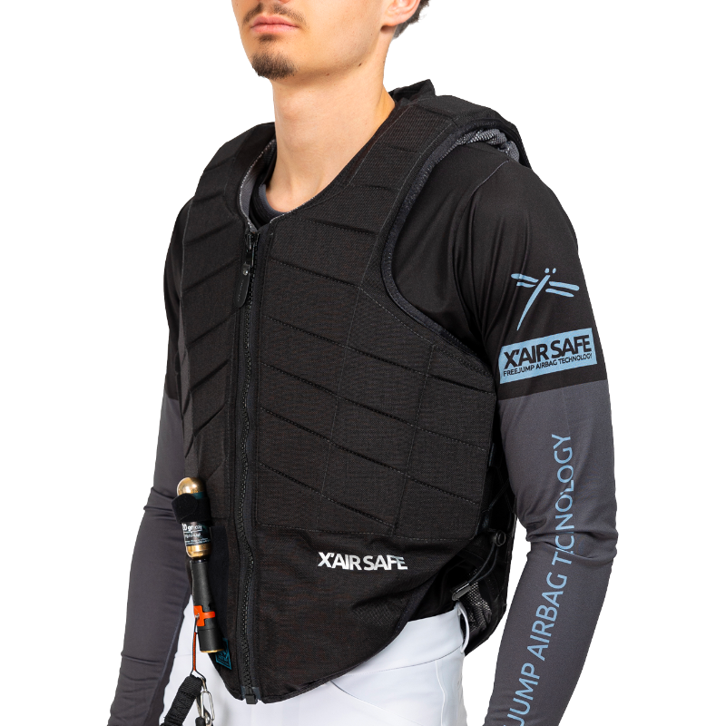 Freejump - Gilet airbag de cross junior X'Air Safe noir | - Ohlala