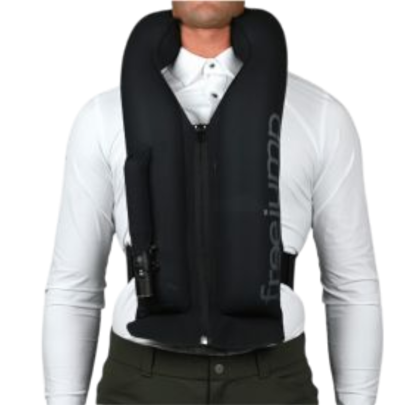 Freejump - Chaleco airbag hombre Airvest Plume negro
