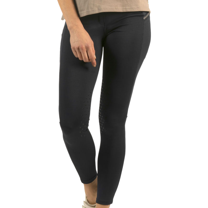 Flags & Cup - Girls' Skala Navy Riding Leggings | - Ohlala