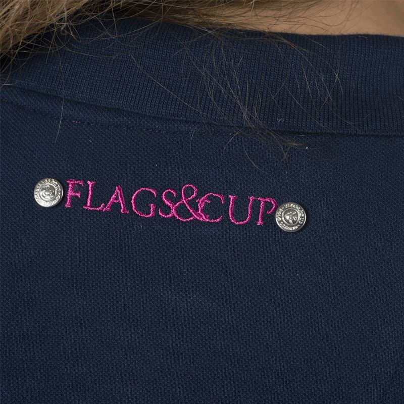 Flags & Cup - Kinder-Kurzarm-Polo Salta marine | - Ohlala