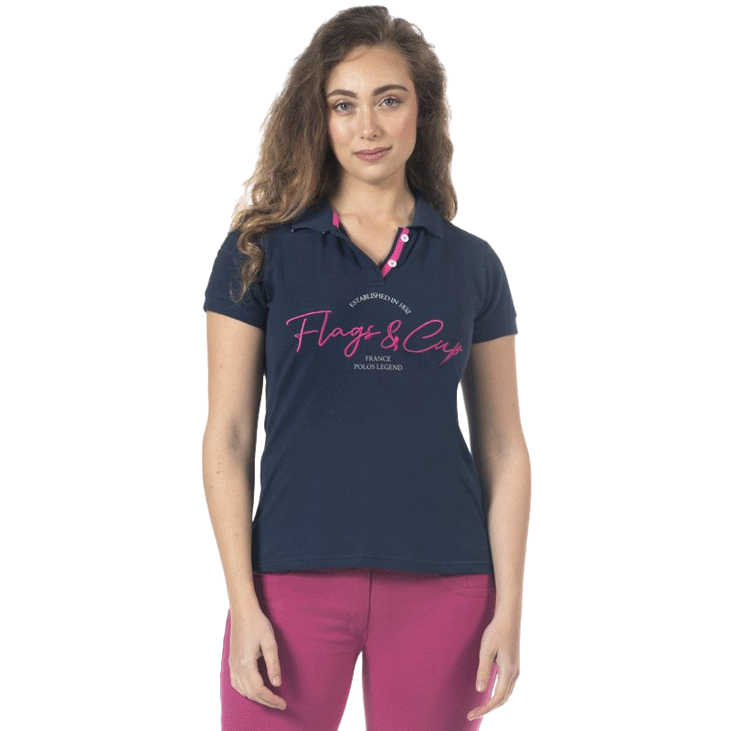Flags & Cup - Kinder-Kurzarm-Polo Salta marine | - Ohlala