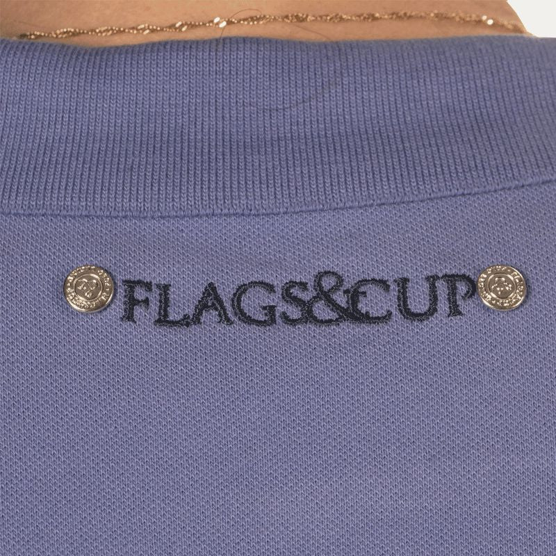 Flags & Cup - Polo a maniche corte donna Salta ametista | - Ohlala