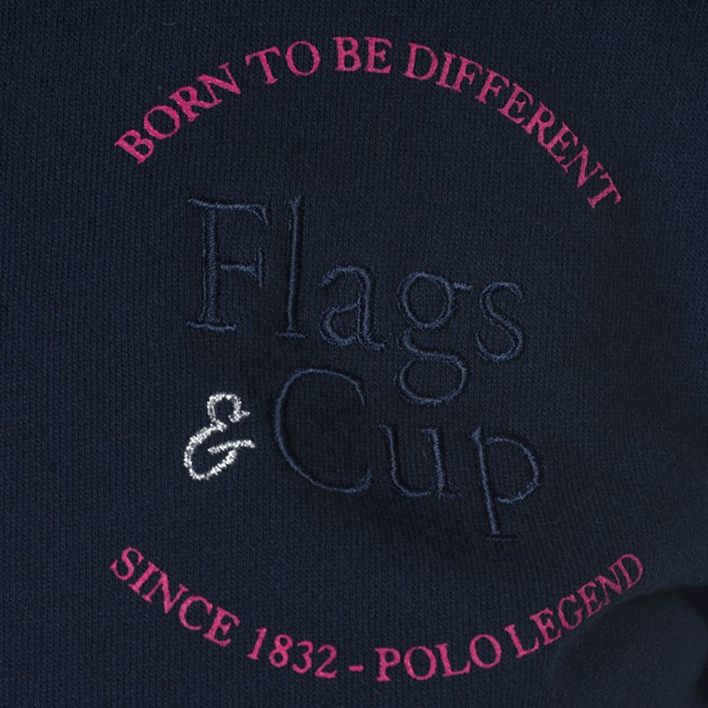 Flags & Cup - Felpa con zip bambino Obera blu navy | - Ohlala