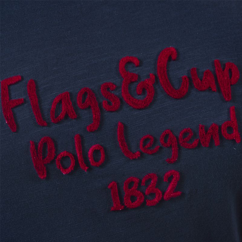 Flags & Cup - T-shirt damski Rafaela granatowy | - Ohlala