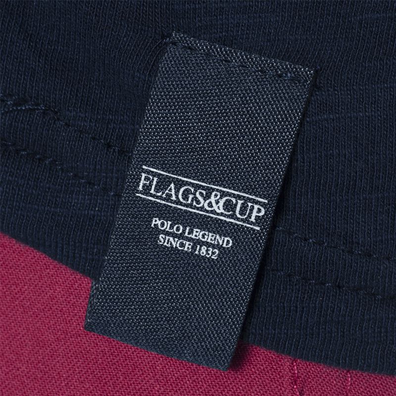 Flags & Cup - T-shirt damski Rafaela granatowy | - Ohlala
