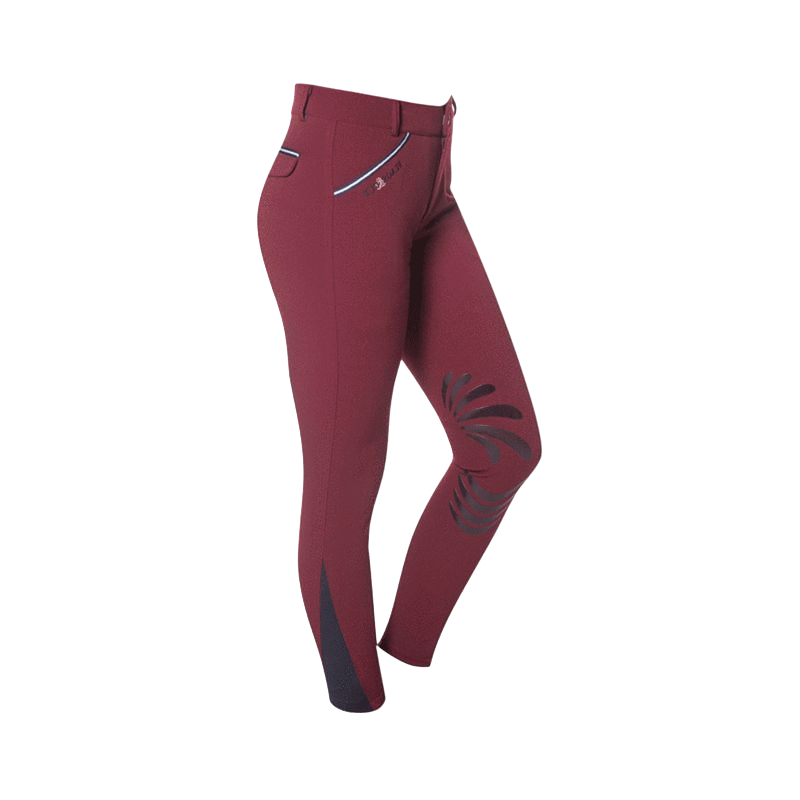 Flags & Cup - Pantalon d'équitation femme Cayenne bordeaux | - Ohlala