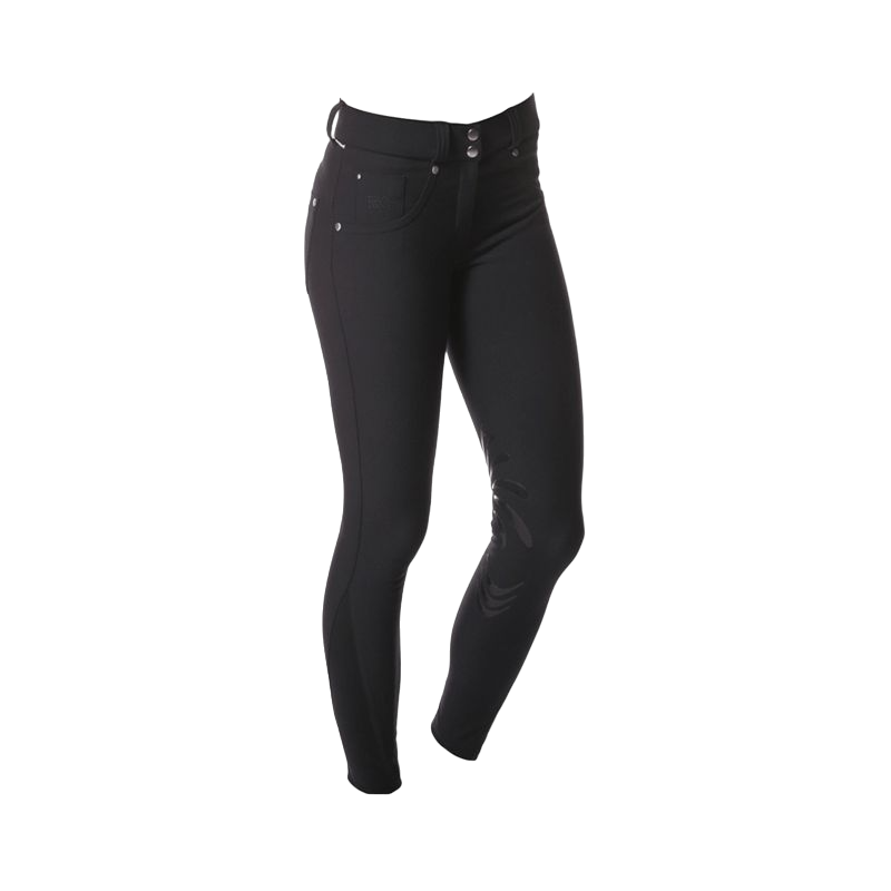 Flags & Cup - Pantalon d'équitation femme Push up Noir | - Ohlala