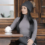 Flags & Cup - Sweter z golfem Nastola szary | - Ohlala