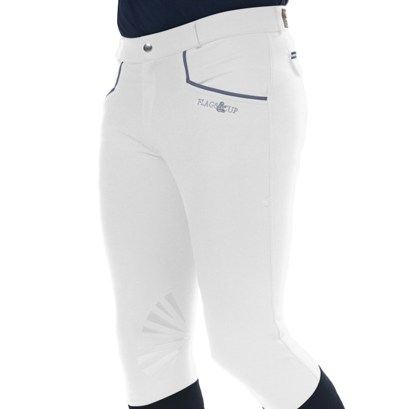 Flags & Cup - Herren Reithose Vadso weiß | - Ohlala