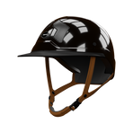 Flex On - Casque d'équitation Armet Star jugulaire marron visière Mixte noir | - Ohlala