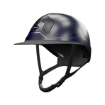 Flex On - Armet Dark Navy Riding Helmet with Black Chin Strap and Mixed Visor | - Ohlala