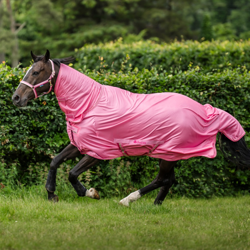 Bucas - Freedom Fly Full Neck vliegendeken aurora pink